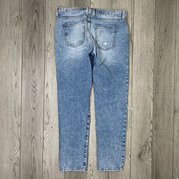 Current Elliott The Fling Women Size 26 Cotton Boyfriend Denim Straight Leg Jean - Picture 11 of 14